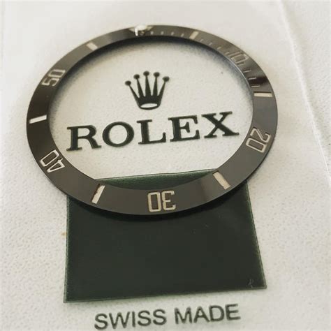 rolex submariner bezel insert brown|genuine Rolex Submariner bezel replacement.